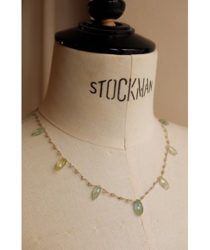 Collier "gouttes" en aigue...