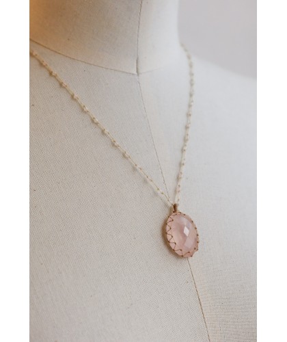 Collier "talisman" long en...