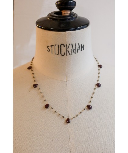 Collier "gouttes multi" en...