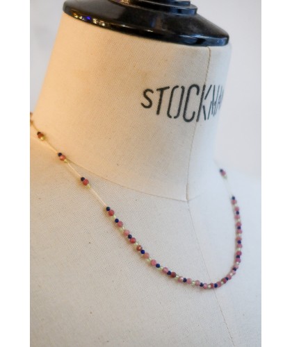 Collier fin ajustable en...