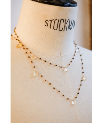 Sautoir "gouttes" en...