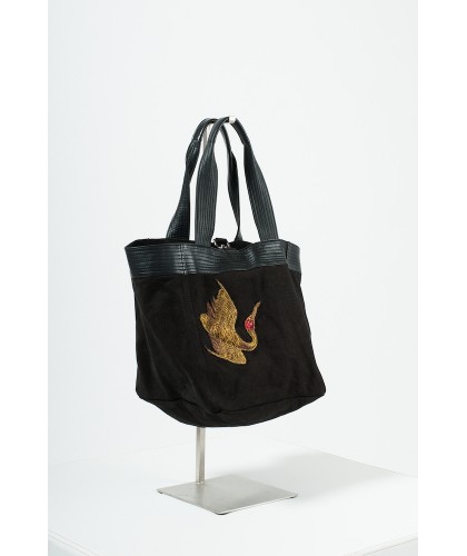 Sac cabas brodé HERON